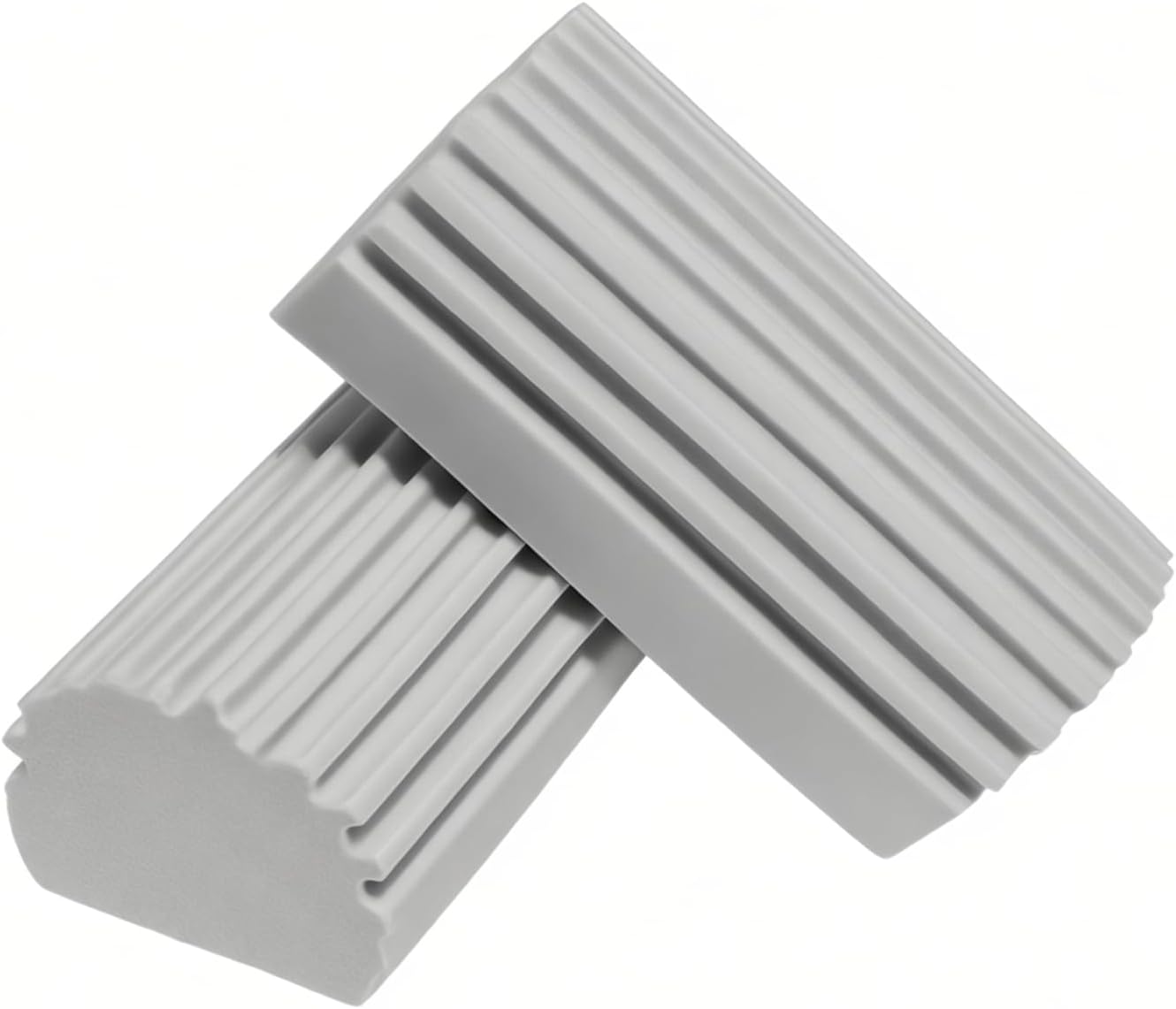 Tonmp Paquete de 2 plumeros húmedos, esponja mágica de limpieza para zócalos, herramienta de esponja, cepillo de esponja para limpiar persianas,