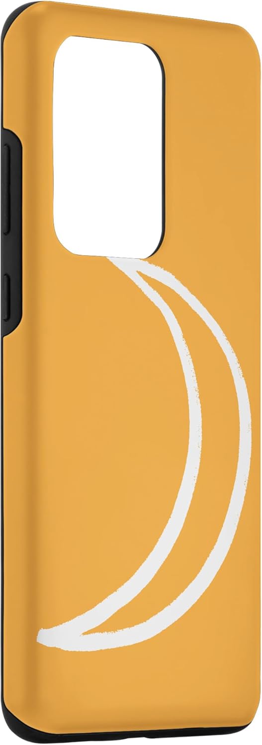 Funda naranja pastel minimalista para Galaxy S20 Ultra Moon