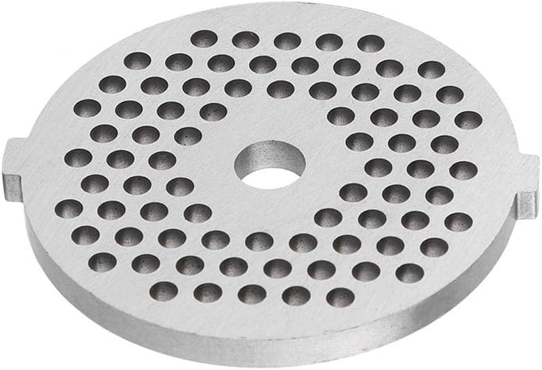 Molinillo de carne, de aleación de grado alimenticio, con agujero para ayuda de cocina, accesorio de repuesto