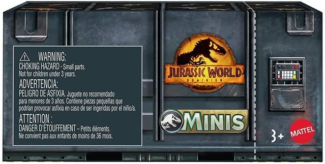 Jurassic World Dominion Dinos Dinosaur Minis Surprise – Juego de cajas combinadas (paquete de 6)