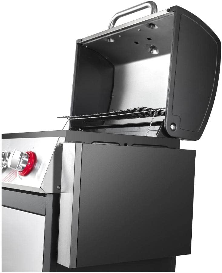 Barbacoa de propano negro – 3 quemadores