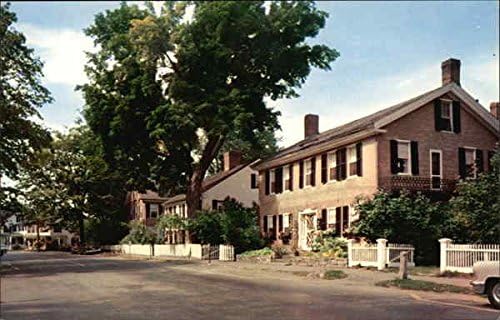 Houses on The Green Woodstock, Vermont VT Original Vintage Postcard