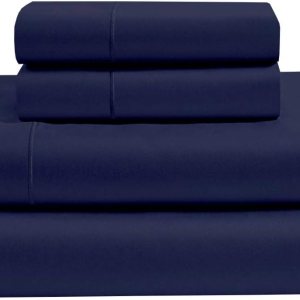 Giza – Sábanas de autocaravana, 4 piezas de 10 a 15 pulgadas de profundidad, sábanas para caravanas de viaje (RV King 72 x 75 pulgadas, azul oscuro) Giza – Sábanas de autocaravana, 4 piezas de 10 a 15 pulgadas de profundidad, sábanas para caravanas de viaje (RV King 72 x 75 pulgadas, azul oscuro)