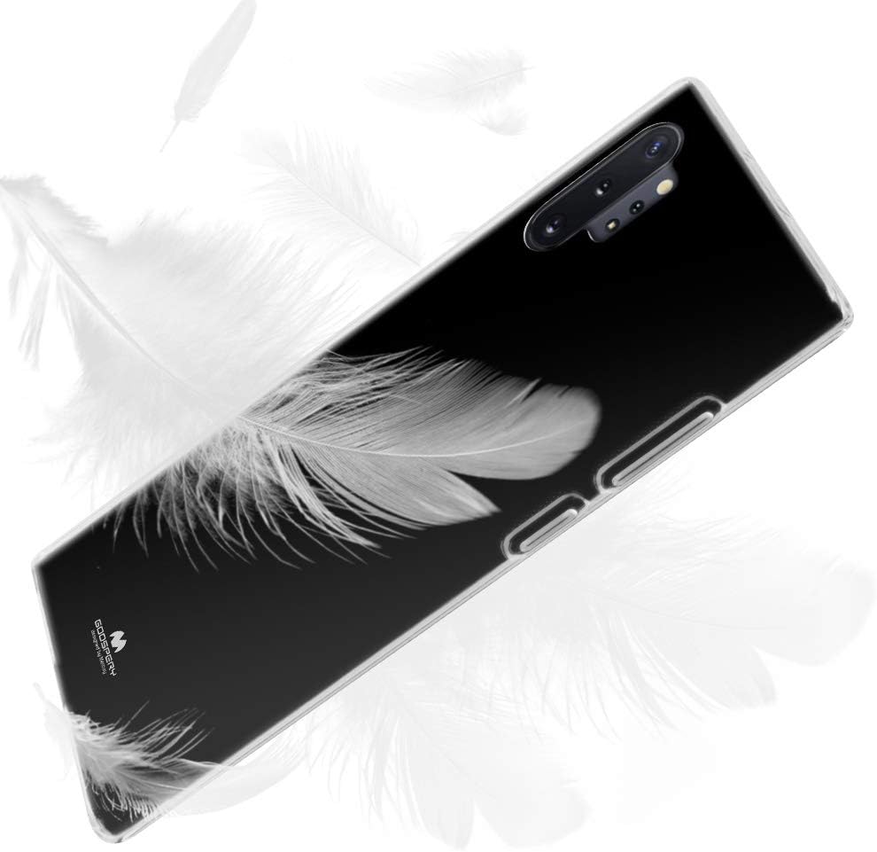 GOOSPERY Funda transparente para Samsung Galaxy Note 10 Plus (2019) Funda delgada de goma TPU (transparente)