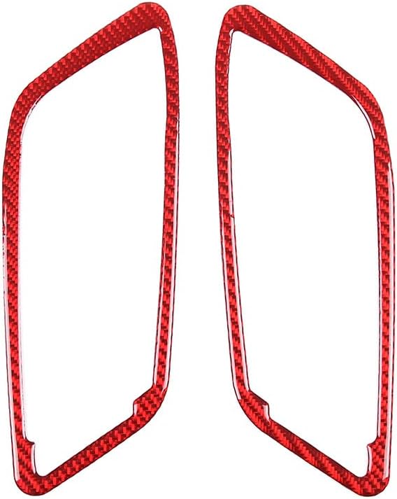 Adhesivo para marco de manija interior de puerta de automóvil, decoración de fibra de carbono suave real, apto para Toyota Supra GR A90 A91 MK5