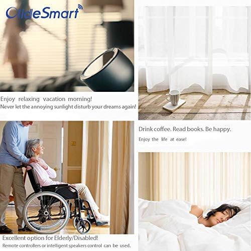 DIY WiFi Smart Sistema de pista de motor de cortina automático, motor de cortinas automáticas, pistas de persianas automáticas, longitud puede ser