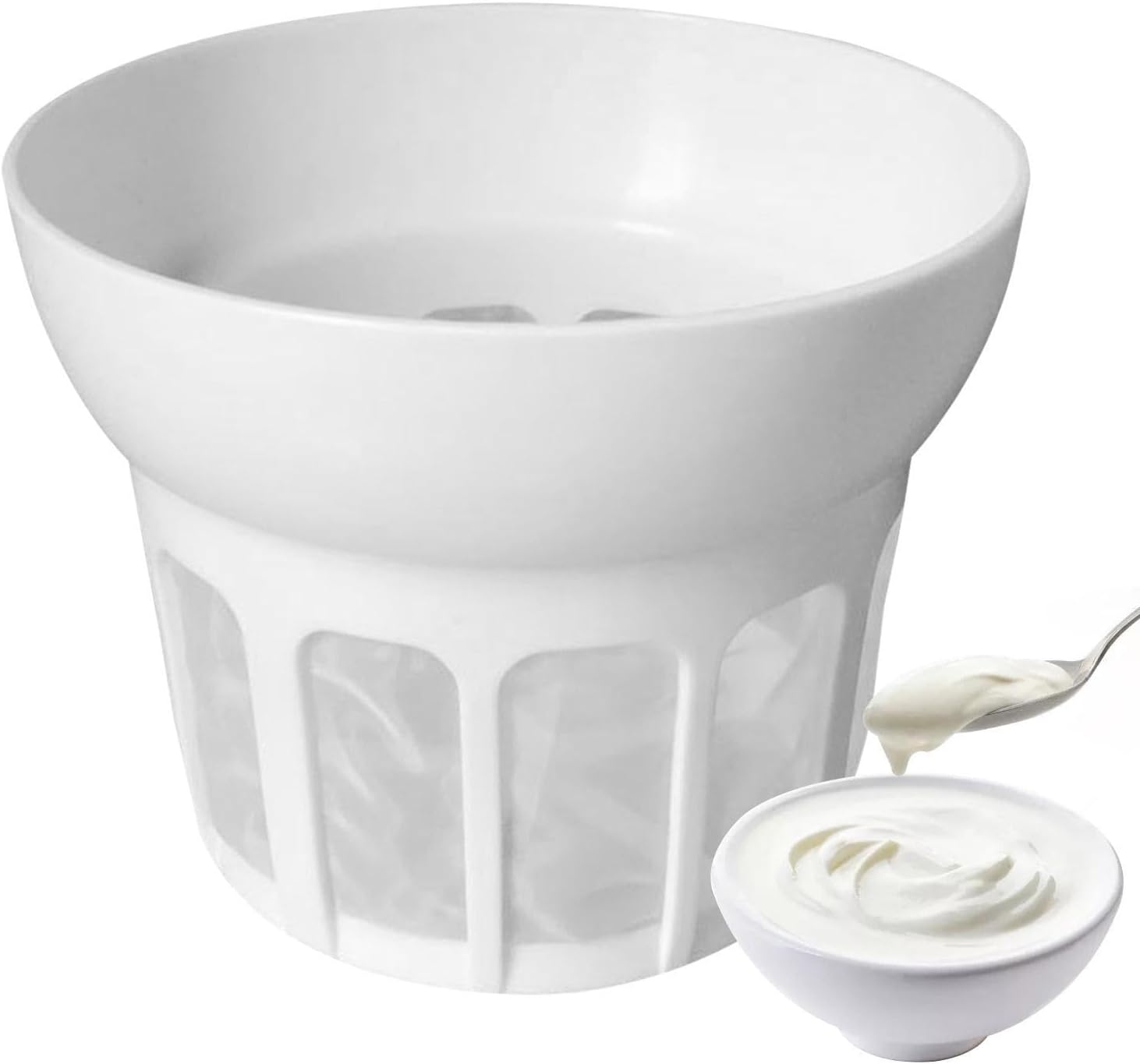Filtros de yogur, colador de yogur, colador de jugo, fabricante de yogur griego, separador de suero de yogur, colador de filtrado duradero