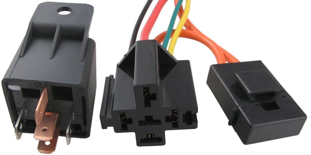 American Volt Kit de interruptor universal de cableado de relé de termostato de refrigeración para radiador eléctrico dual (38 pulgadas NPT, 180