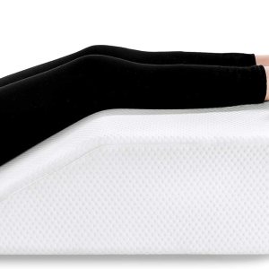 joybest Almohada de elevación de piernas con parte superior de espuma viscoelástica de gel refrescante, almohadas de piernas de 8 pulgadas para joybest Almohada de elevación de piernas con parte superior de espuma viscoelástica de gel refrescante, almohadas de piernas de 8 pulgadas para