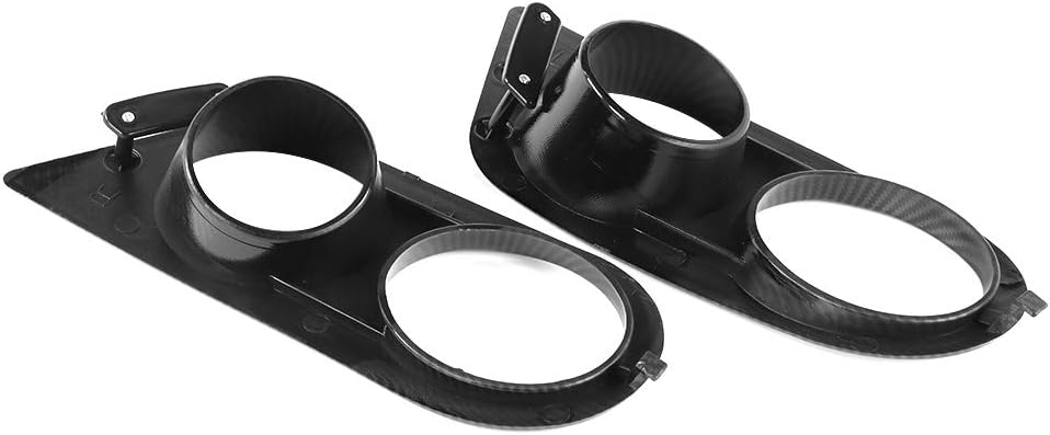 2 unids parachoques delantero Foglight cubierta doble agujeros coche accesorio apto para E46 M3 2126 parachoques antiniebla cubierta delantera de