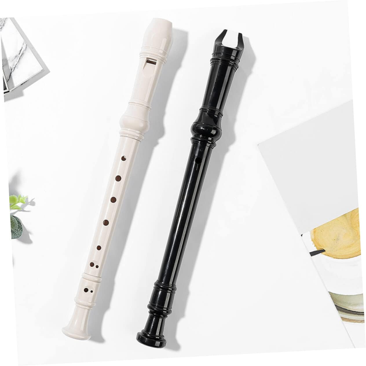 Grabadora de instrumento de madera para clarinete musical para niños niños musicales para niños 1 juego flauta artista C grabadora de llaves para