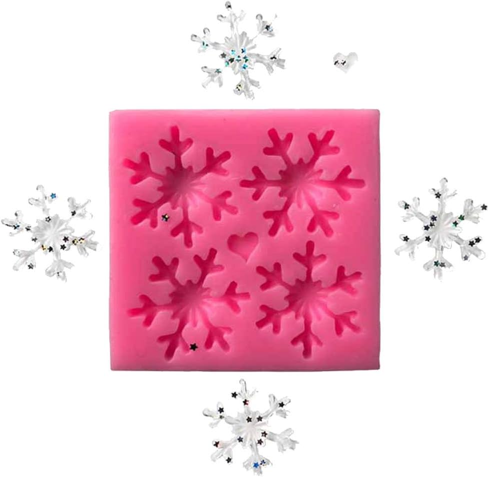 3 unids Navidad Papá Noel árbol caramelo ciervos trineo campana copo de nieve insecto gif para bricolaje pastel hornear fondant gota pegamento
