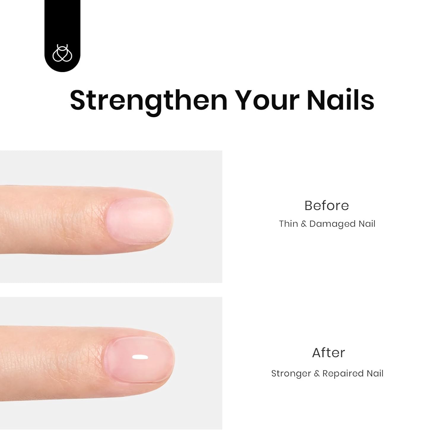 Beetles 2 en 1 Builder – Esmalte de gel de uñas base y superior para uñas, 0.5 onzas líquidas, gel fortalecedor de uñas transparente neutro y capa