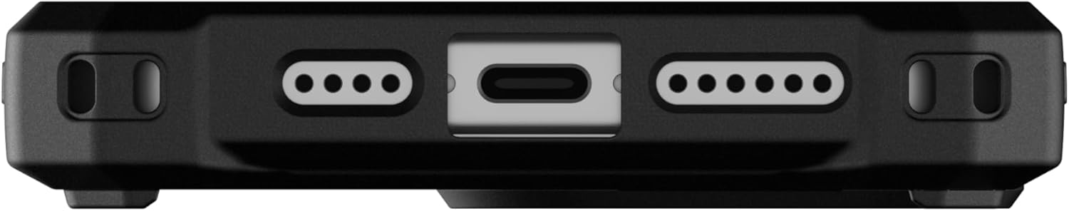 URBAN ARMOR GEAR UAG – Funda compatible con iPhone 15 Pro Max de 6.7 pulgadas, Monarch Pro plateado, imán integrado compatible con carga MagSafe,