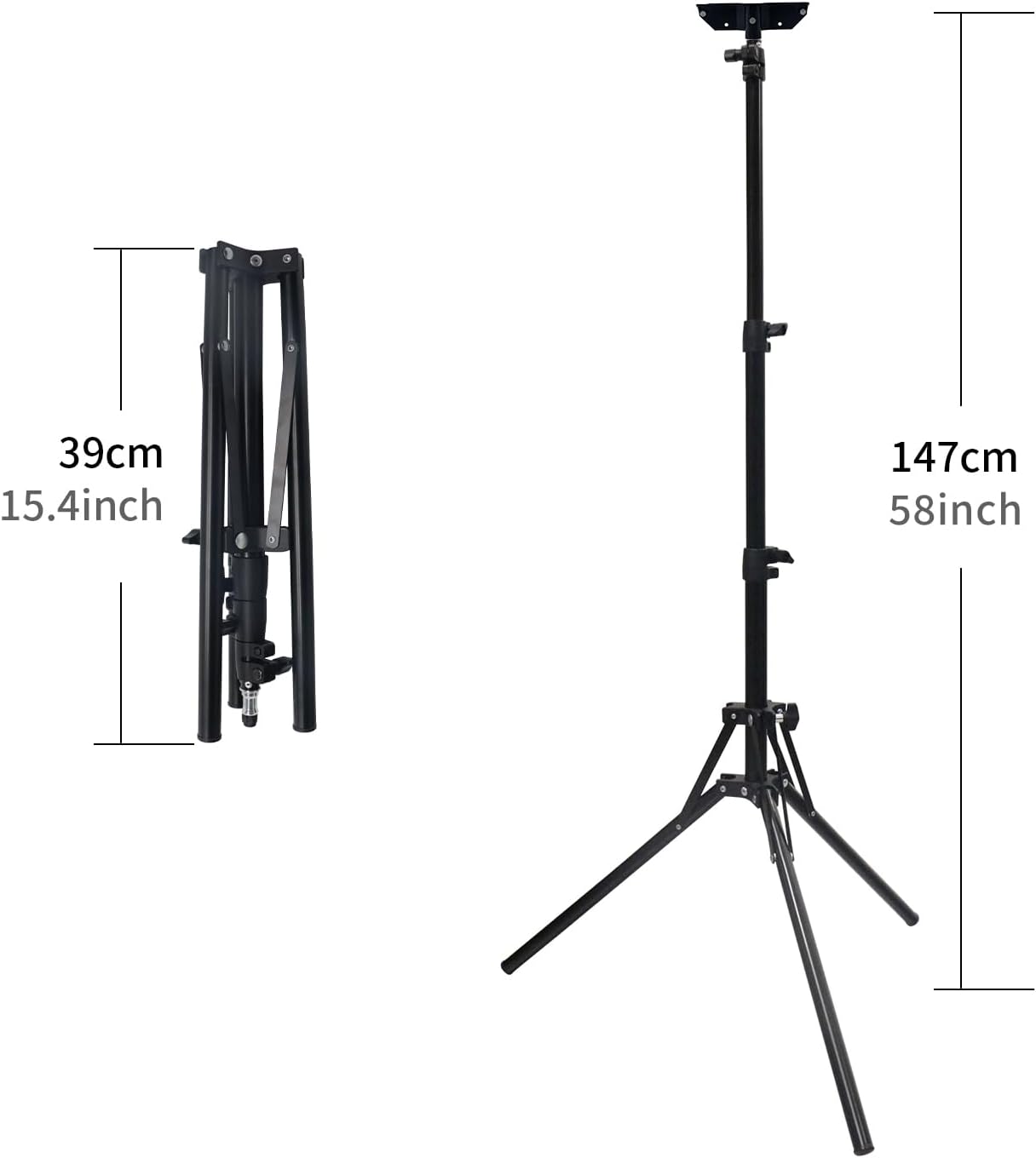 YZ Soporte de trípode profesional para marcador de longitud ajustable