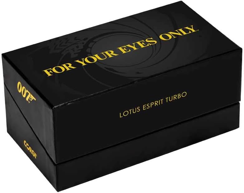 Corgi James Bond para tus ojos solo Lotus Esprit Turbo 136 Diecast Display Model Car CC04705 Rojo