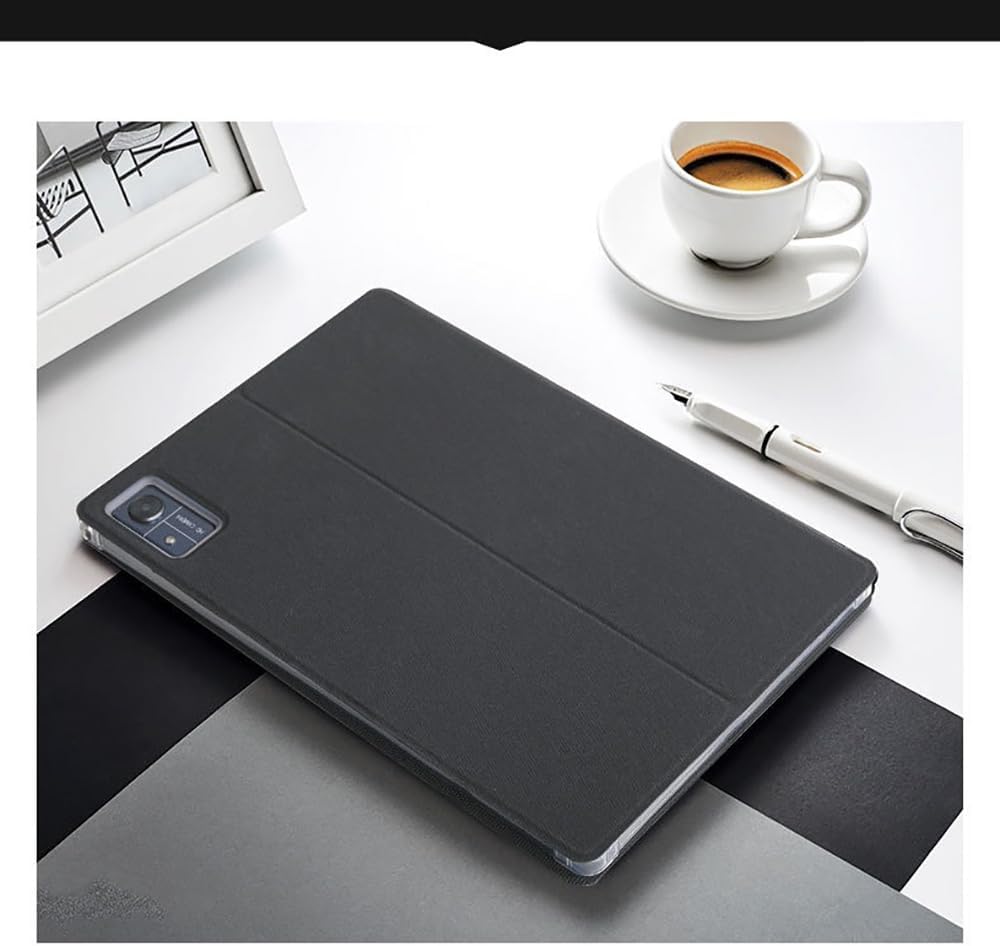 Walieoka – Funda para tablet compatible con CHUWI Hi10 XPro de 10.1 pulgadas, piel sintética con función de encendido y apagado automático gris