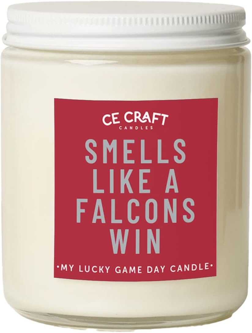 CE Craft – Vela con temática de fútbol, regalo para papá, regalo para hijo, regalo de halcón, vela temática de halcón, regalo para él (bosque de