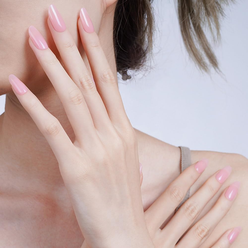 ACROIN Tiras de uñas de gel semicuradas, 20 calcomanías, funciona con lámparas de uñas, calidad de salón, larga duración, fácil de aplicar y quitar,