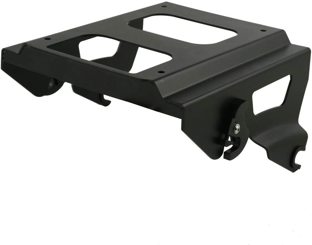 TCT-MOTORPARTS Solo Tour Pack Soporte desmontable para Harley Road King FLHR Street Glide 2009-2013