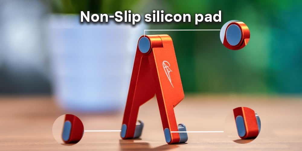 Soporte de teléfono celular de alta calidad  Soporte de teléfono para escritorio  Soporte plegable y portátil para teléfono celular  Soporte de