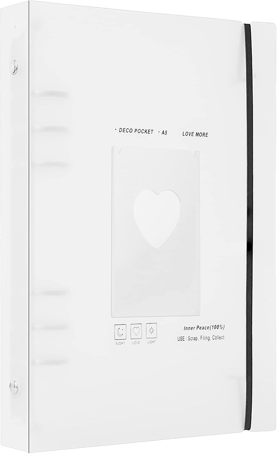 Kpop – Carpeta para tarjetas fotográficas A5, carpeta de tarjetas fotográficas Kpop, 6 anillas, protectores de tarjetas, páginas pequeñas, libro de