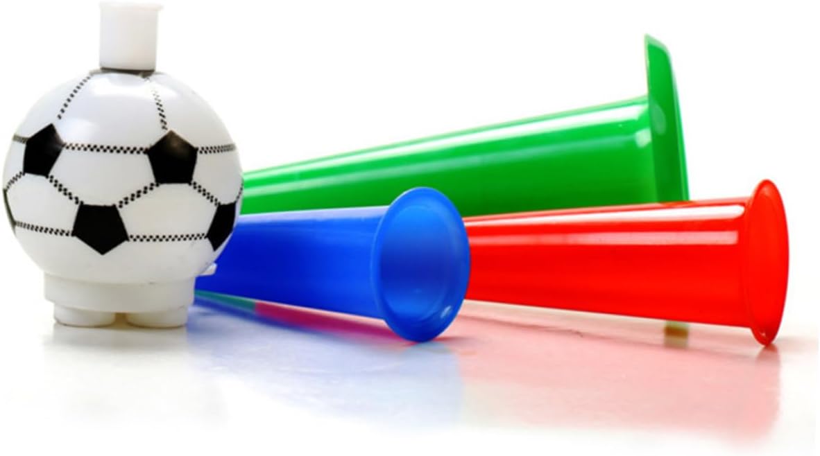 CLISPEED 30 piezas de trompeta de cuerno de fútbol para juego de fútbol, bocinas de barco ruidosas, bocinas de aire para estadio de seguridad,