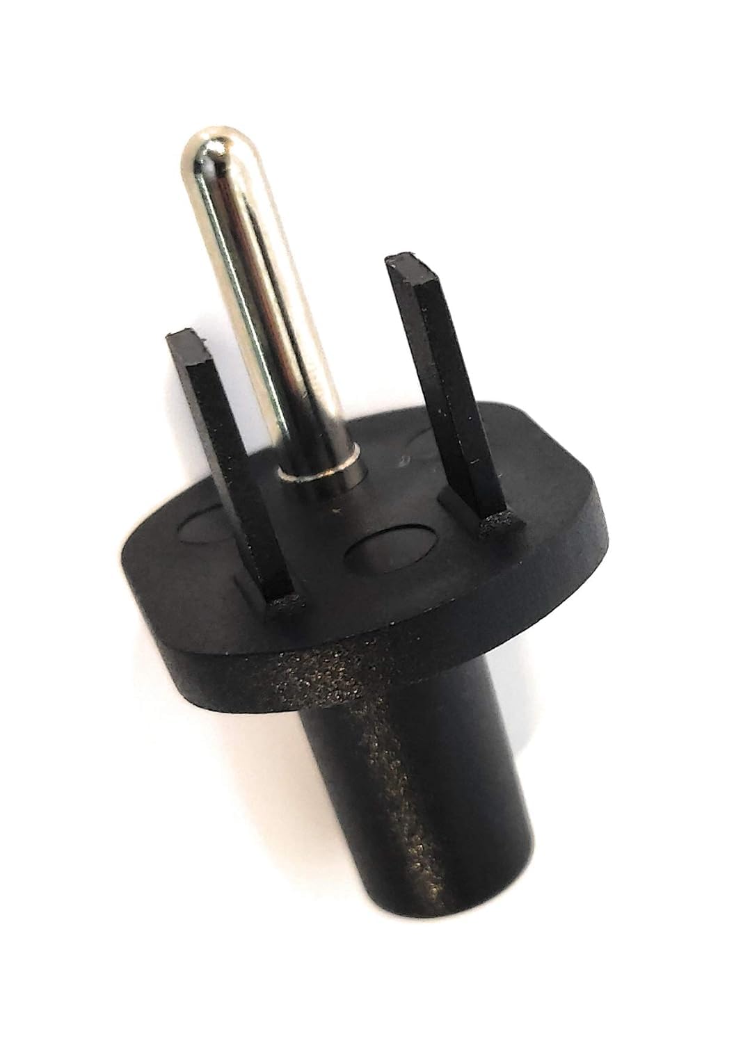 Adaptador de enchufe de salida Banana Jack  Conexión a tierra universal de 3 clavijas  Control ESD  Plástico irrompible de peso ligero negro  2