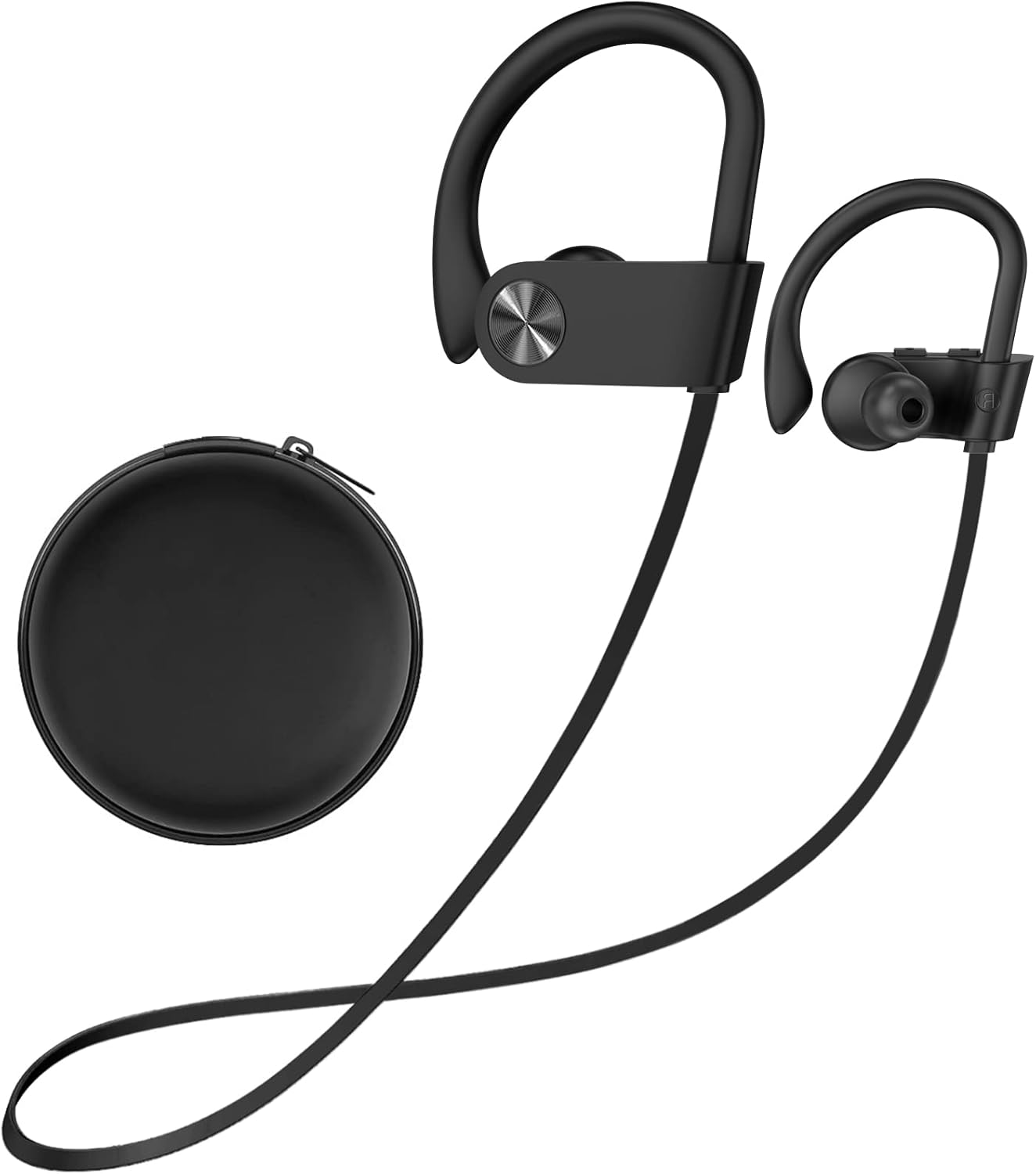 Stiive Auriculares Bluetooth, auriculares deportivos inalámbricos IPX7 impermeables con micrófono, auriculares estéreo a prueba de sudor,