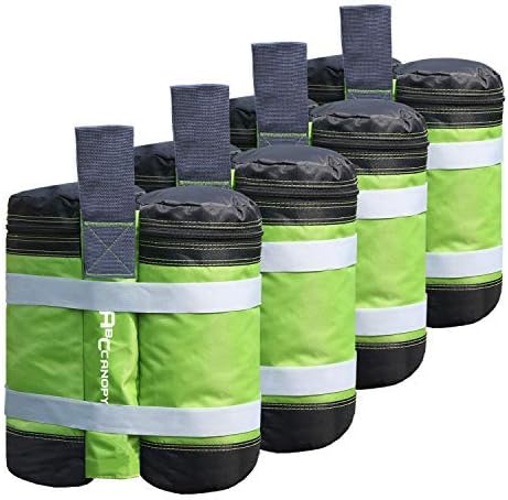 Abccanopy juego de 4 bolsas pesadas para armado de refugio instantáneo de calidad superior y de alta resistencia, de 55 lb cada una, en más de 20