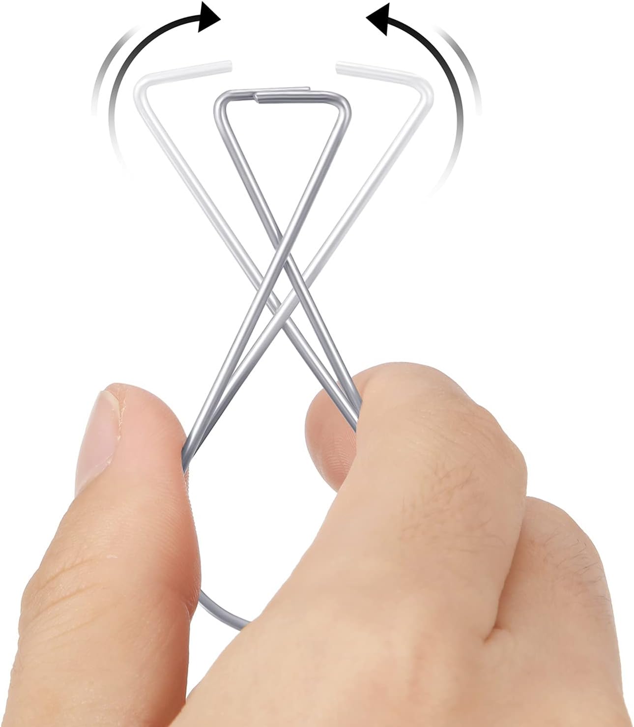 Ganchos para azulejos clips de barra en T para oficina, aula, hogar y decoración de bodas, letrero colgante de rejilla suspendida (30)