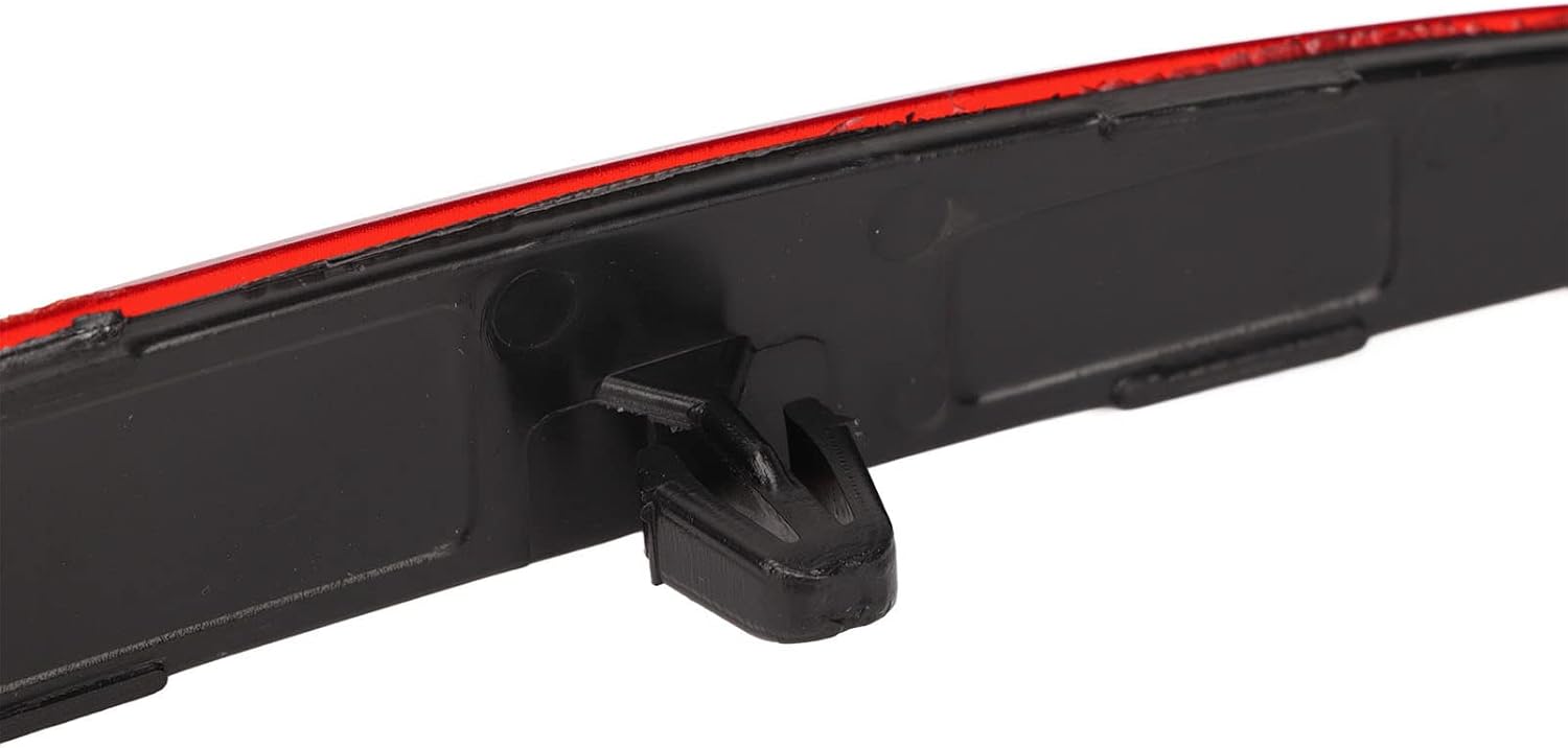 Reflector de parachoques trasero para Tesla Modelo Y 2020 a 2023, lente roja, luz reflectora trasera de automóvil, repuesto de luces de parachoques
