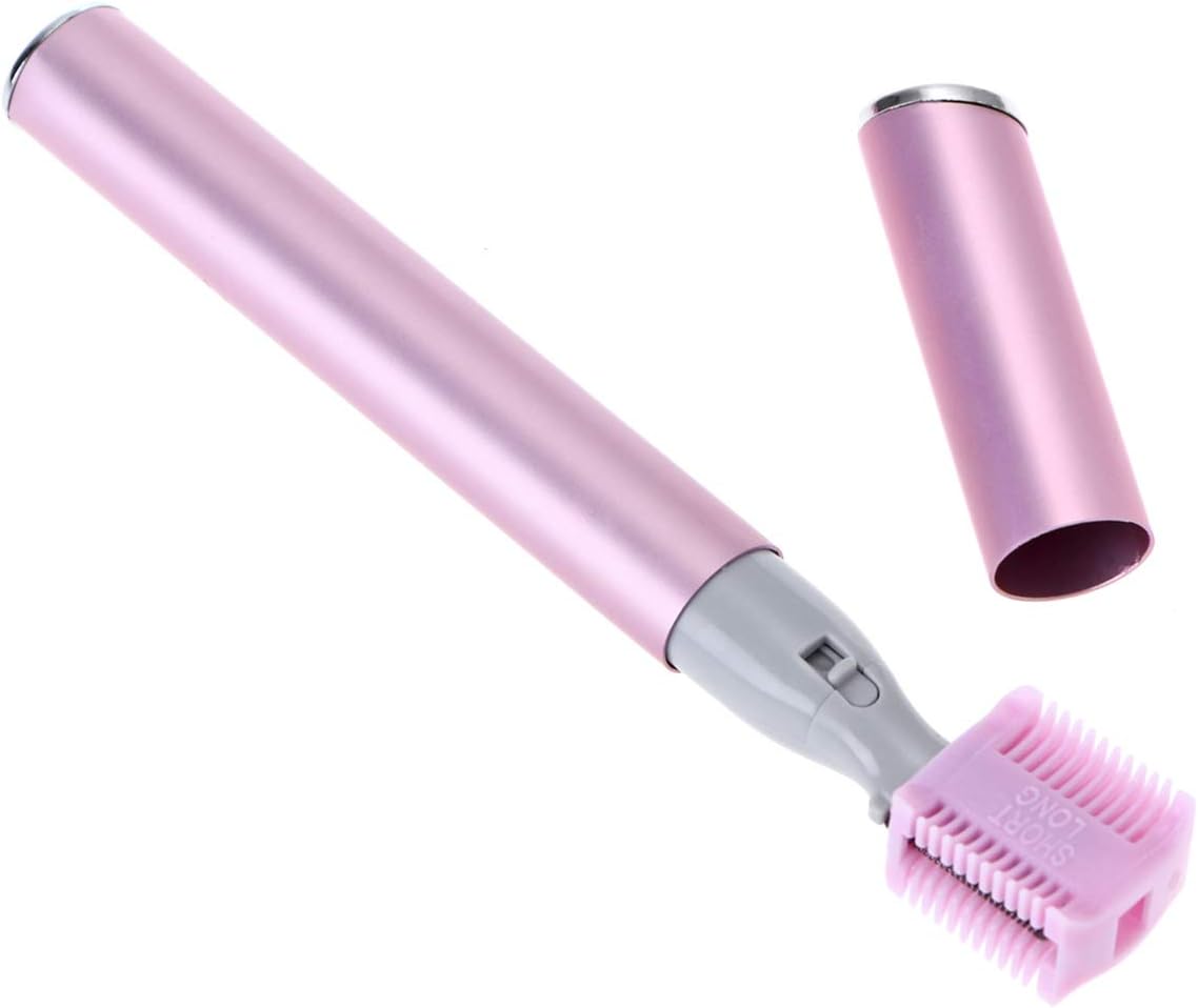 FRCOLOR Shaper Hombres Labios Eliminación de Labios Mujeres Removedor de Afeitadora Pluma Lápiz de nariz Portátil Rosa para Cejas Maquinilla de