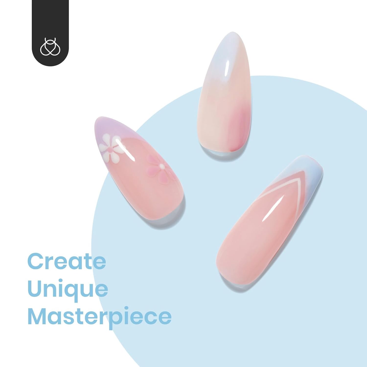 Beetles – Kit de 6 colores de esmalte de gel de uñas Morandi, Daydream Verses, colores nude, rosa, blanco, azul, brillo, lámpara de uñas LED