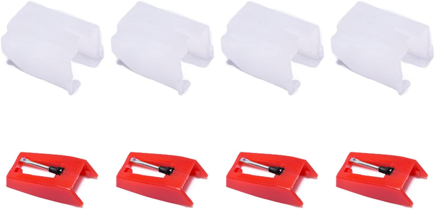 Agujas para tocadiscos de aluminio con brazo de diamante, agujas universales de repuesto para la mayoría de los tocadiscos de vinilo, reproductor de