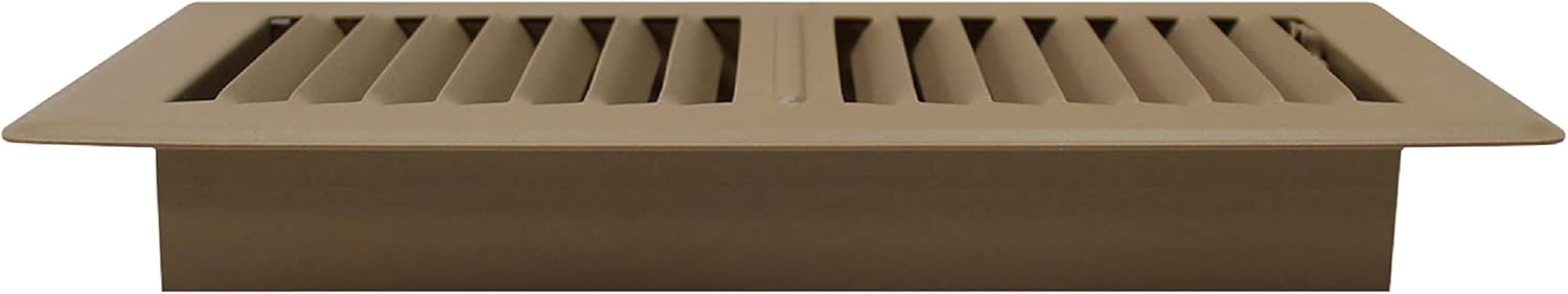 Decor Grates PG410-BWN-8 Pro Rejillas de acero para piso, 4 x 10 pulgadas, marrón, (paquete de 8)
