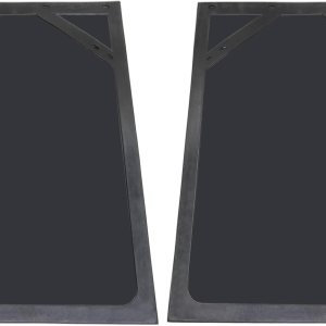 Aletas de barro de 36 x 24 pulgadas, color negro, para semirremolque y remolque, goma resistente, 1 par Aletas de barro de 36 x 24 pulgadas, color negro, para semirremolque y remolque, goma resistente, 1 par