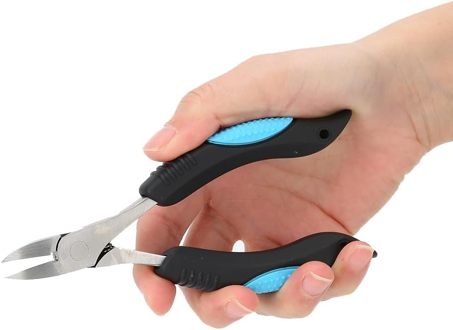 Alicates para cutículas de uñas, cortaúñas encarnadas para uñas de los pies, tijeras de cutícula de pedicura
