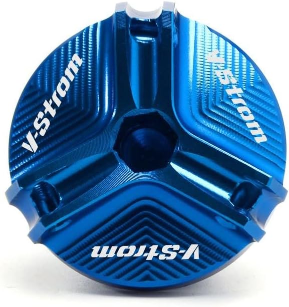 Brake Reservoir Cover for Suzuki V-Strom DL650XT V-Strom DL1000XT Motorcycle Accessories M20*1.5 Oil Filler Cover Screw Plug Cap Bolt (Color  RED)