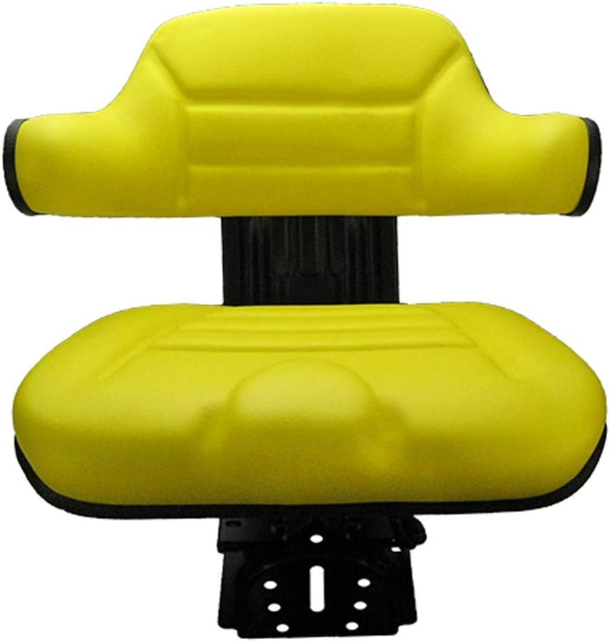 Asiento universal amarillo de la suspensión del tractor se adapta a John Deere 2550, 2630, 2640, 2750