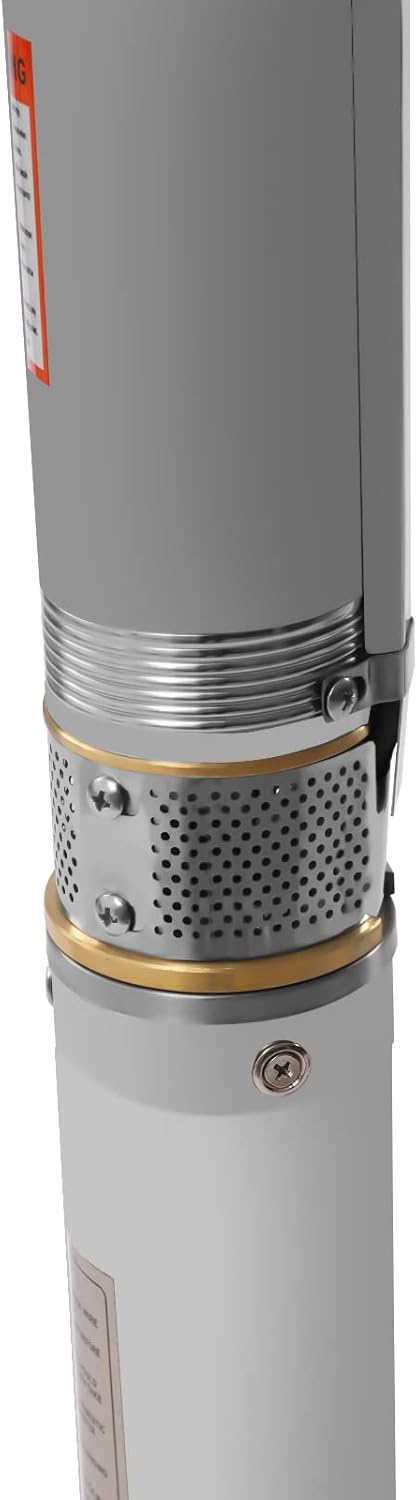 Bombas sumergibles con caja de control, 3 “OD Pipe 110V60HZ 0.37KW 0.5HP Bomba sumergible de pozo de acero inoxidable Bomba de pozo sumergible de 1