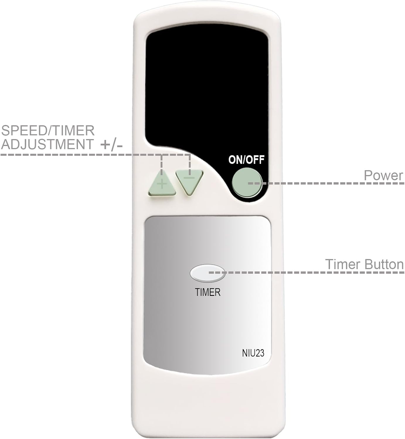 Mando a Distancia de Repuesto para Ventilador Torre Vornado NGT42DC NGT42DC-42 FA1-0054-06