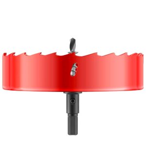 Broca de sierra de agujero bimetálica HSS de 6.5″165mm para madera, plástico, aluminio, herramienta de taladro eléctrico para perforar tableros de Broca de sierra de agujero bimetálica HSS de 6.5″165mm para madera, plástico, aluminio, herramienta de taladro eléctrico para perforar tableros de