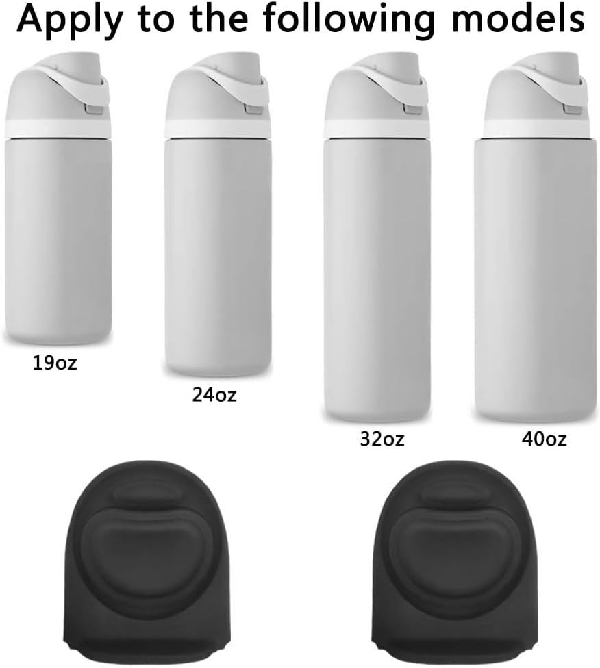 Paquete de 2 tapones de repuesto compatibles con Owala FreeSip de 24 onzas, 32 onzas, tapa superior de botella de agua para Owala 19243240 onzas,