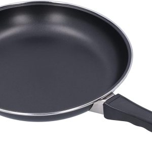 AUNMAS Sartén antiadherente, sartén MIni de acero inoxidable con pared gruesa, utensilios de cocina compatibles con todas las estufas, negro (11.8 AUNMAS Sartén antiadherente, sartén MIni de acero inoxidable con pared gruesa, utensilios de cocina compatibles con todas las estufas, negro (11.8