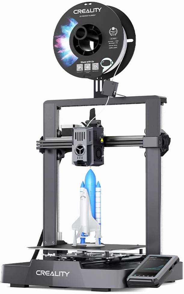 Creality – Impresora 3D oficial Ender 3 V3 KE. Velocidad de impresión máxima de 19.685 ins CR Touch Auto nivelación mejorada Sprite Direct Extrusora