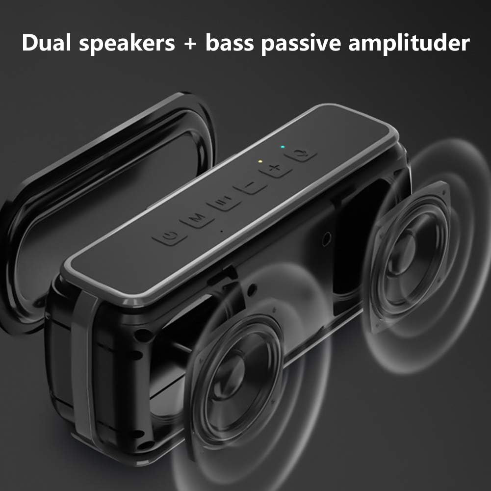 Altavoz Bluetooth impermeable con tres modos de reproducción, sonido envolvente de 360, fácil de configurar, fácil de conectar, definitivamente