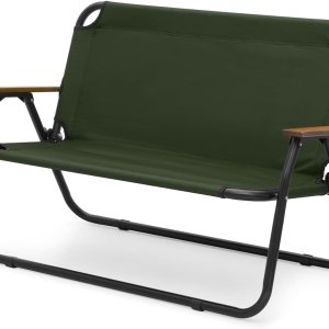 Magshion Silla de campamento de doble asiento de 39 pulgadas, soporta 330 libras para adultos, silla plegable de alta resistencia para 2 personas, Magshion Silla de campamento de doble asiento de 39 pulgadas, soporta 330 libras para adultos, silla plegable de alta resistencia para 2 personas,