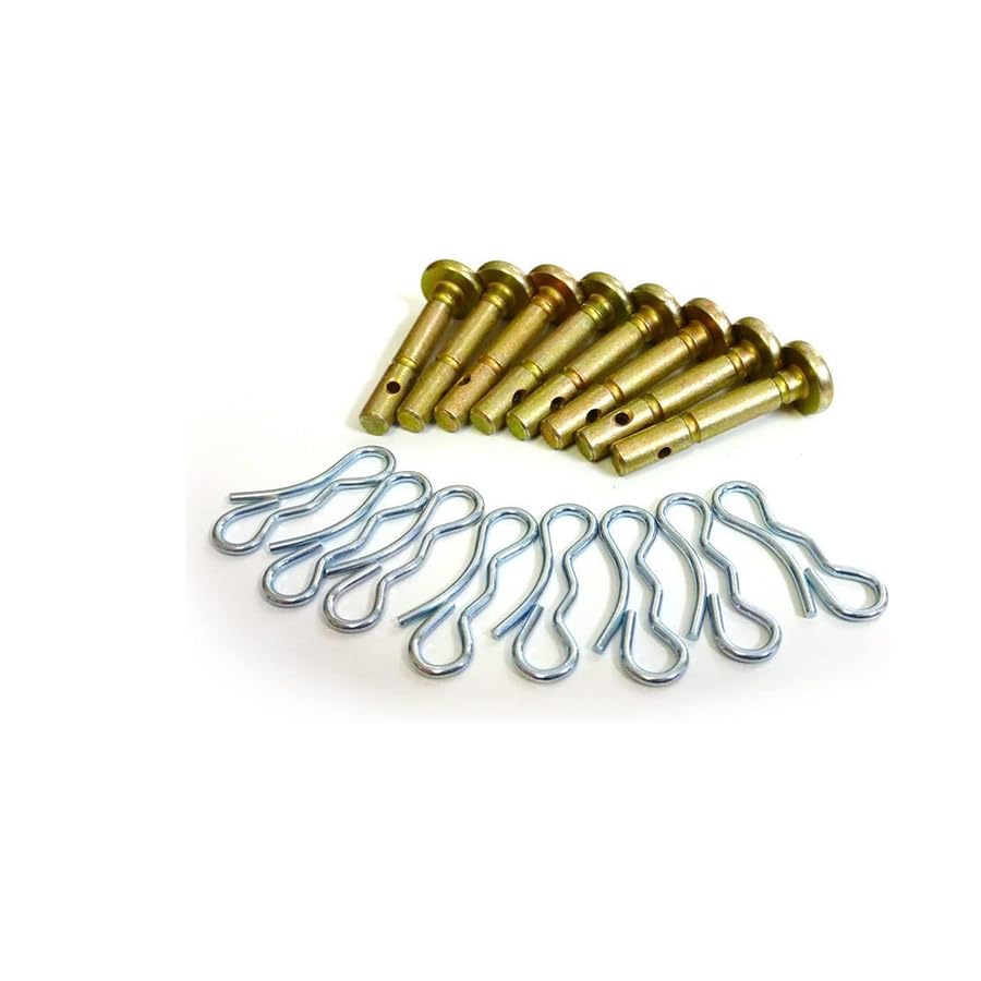 Compatible con Cub Cadet 738-04124A y 714-04040 pasadores de corte y pasadores de chaveta – 10 unidades