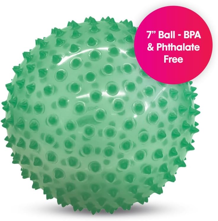 Edushape La bola sensorial original para bebé, bola de bebé de 7 pulgadas que ayuda a mejorar las habilidades motoras gruesas para niños de 6 meses